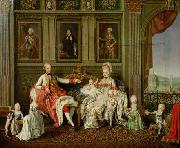 Grobherzog Leopold mit seiner Familie unknow artist